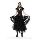Dark In Love Gaia Chiffon Black Skirt