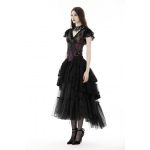 Dark In Love Gaia Chiffon Black Skirt