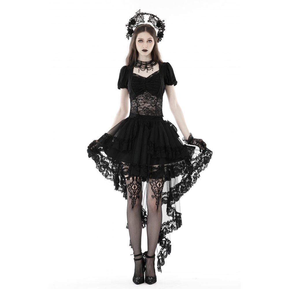 Dark In Love Victoria Black Skirt