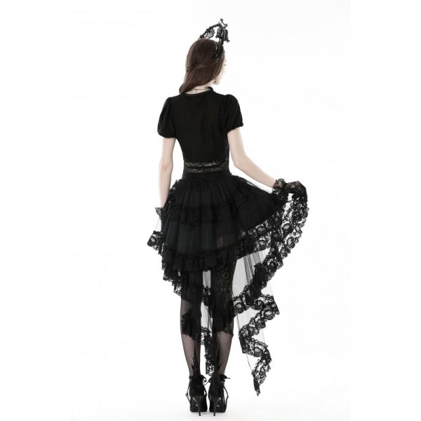 Dark In Love Victoria Black Skirt