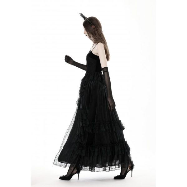 Dark In Love Madame of the Night Long Skirt