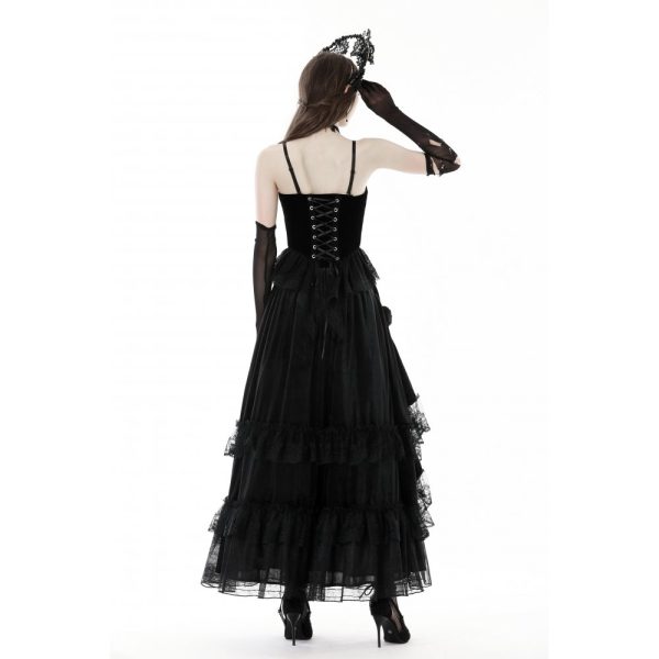 Dark In Love Madame of the Night Long Skirt