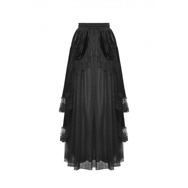 Dark In Love Madame of the Night Long Skirt