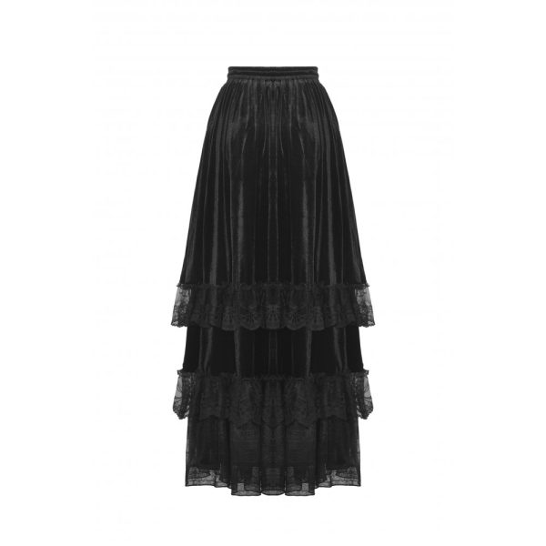 Dark In Love Madame of the Night Long Skirt
