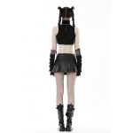 Dark In Love Bratty Bat PU Skirt