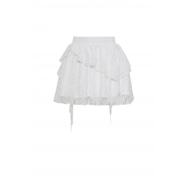 Dark In Love Estel White Skirt