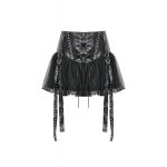 Dark In Love Takeover PVC Skater Skirt