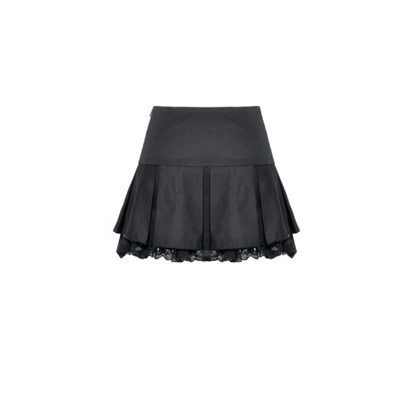 Dark In Love Riot Y2K Straps Skater Skirt