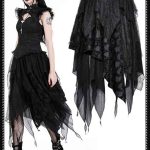 Dark In Love Bonnie Distressed Skirt