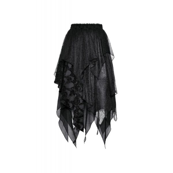 Dark In Love Bonnie Distressed Skirt