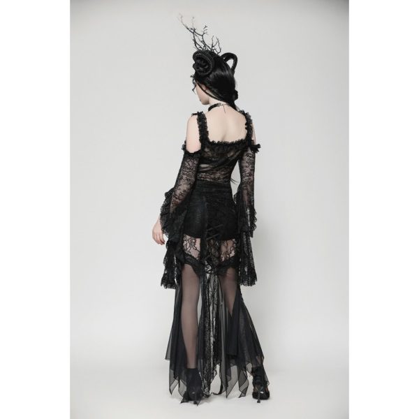 Dark In Love Arabella Lace Sheer Skirt