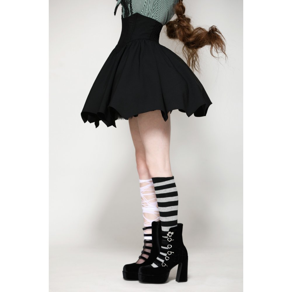 Dark In Love Bat Gothic Puffy Skirt