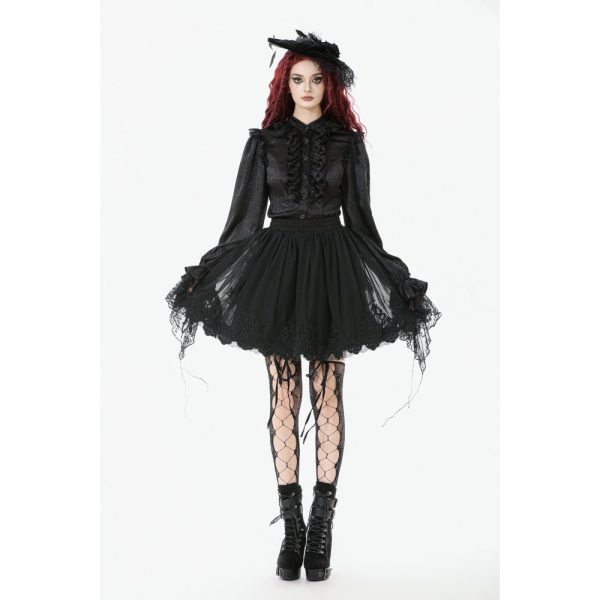 Dark In Love Doll Dreams Gothic Skirt