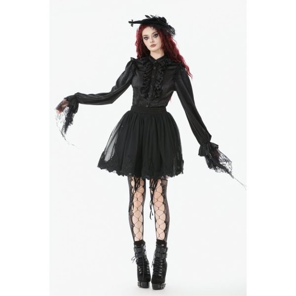 Dark In Love Doll Dreams Gothic Skirt