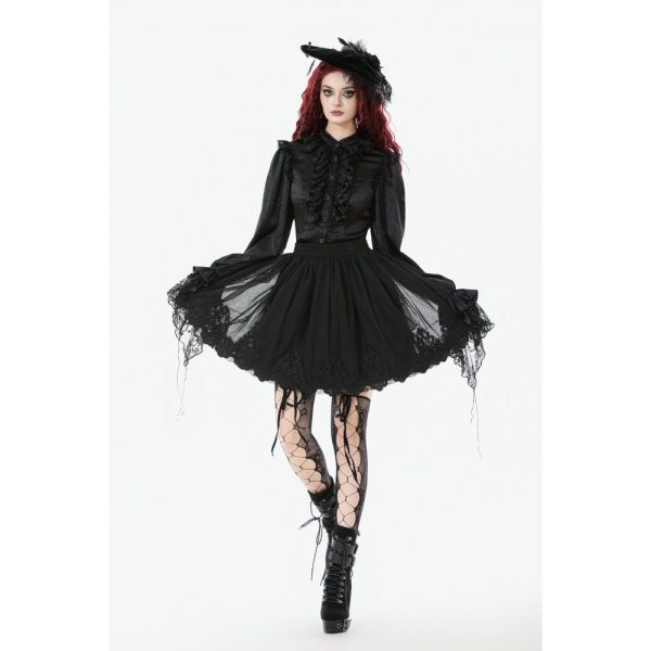 Dark In Love Doll Dreams Gothic Skirt
