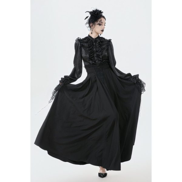 Dark In Love Phantom Gothic High Waist Skirt