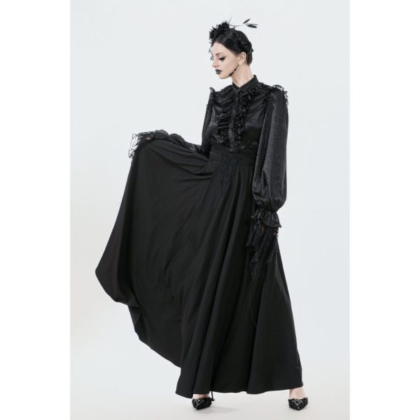 Dark In Love Phantom Gothic High Waist Skirt