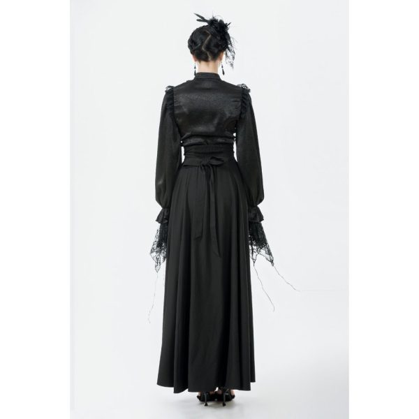 Dark In Love Phantom Gothic High Waist Skirt