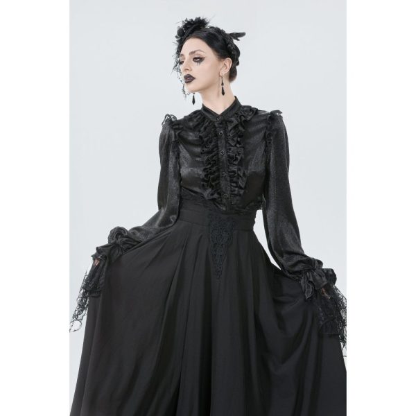 Dark In Love Phantom Gothic High Waist Skirt