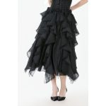 Dark In Love KiKi's Bloom Gothic Ruffle Skirt