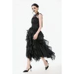 Dark In Love KiKi's Bloom Gothic Ruffle Skirt