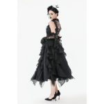 Dark In Love KiKi's Bloom Gothic Ruffle Skirt