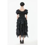 Dark In Love KiKi's Bloom Gothic Ruffle Skirt