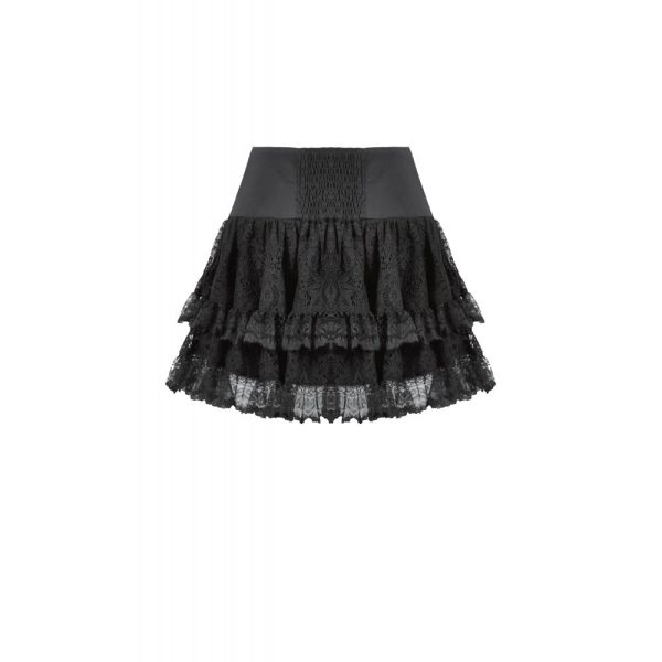 Dark In Love Zeila Lace Skirt