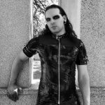 Men's Short Sleeve Vinyl and Mesh Buckle Shirt