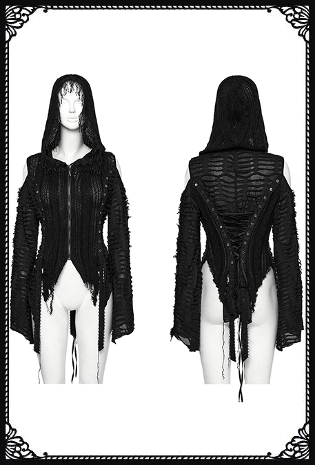 Punk Rave Nuclear Nomad Gothic Hoodie