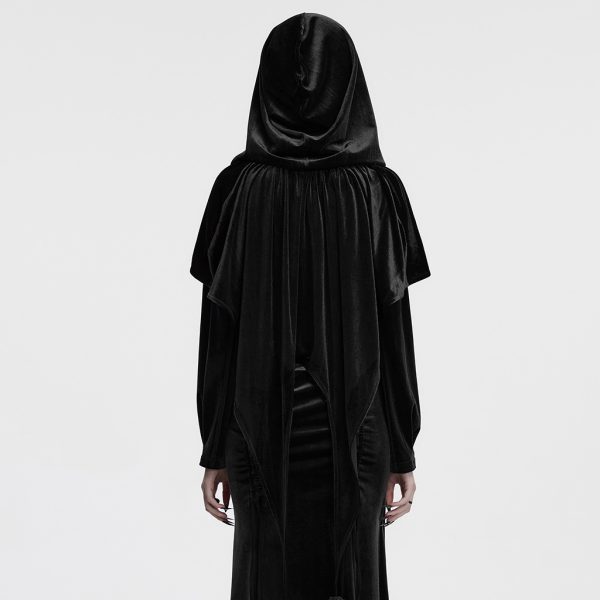 Punk Rave Black Salem Gothic Short Cape/Bolero