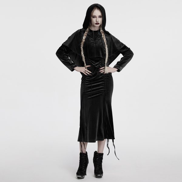 Punk Rave Black Salem Gothic Short Cape/Bolero