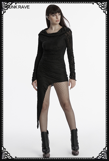 Punk Rave Kalma Hoodie Minidress