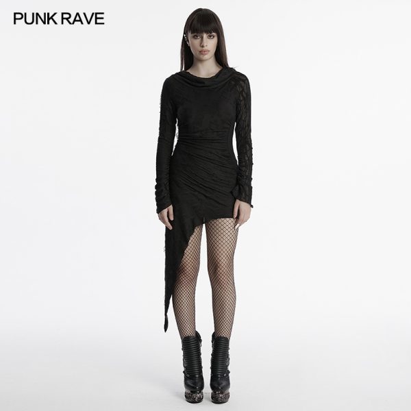 Punk Rave Kalma Hoodie Minidress