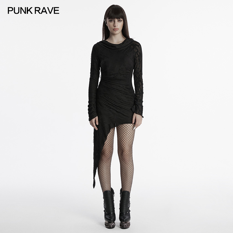 Punk Rave Kalma Hoodie Minidress