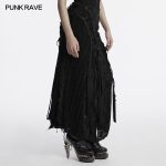 Punk Rave Izora Lace Up Long Skirt