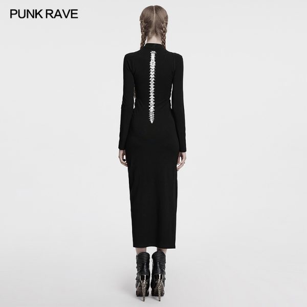 Punk Rave Skelita Skeleton Hand Gothic Dress