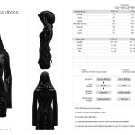 Punk Rave Hexed Velvet Cross Detail Hooded Gothic Dress