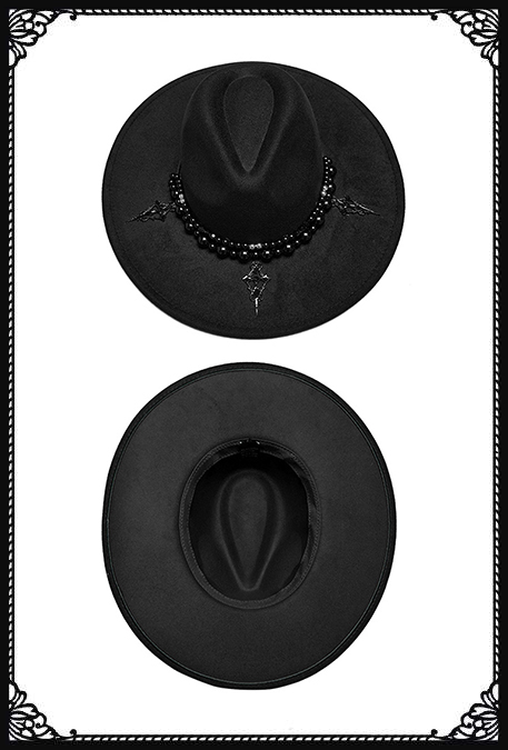 Punk Rave Alias Cross Hat