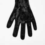 Punk Rave Velvet Rush Embroidered Gothic Gloves