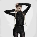 Punk Rave God Don't Save Me Cross Sheer Gothic Top