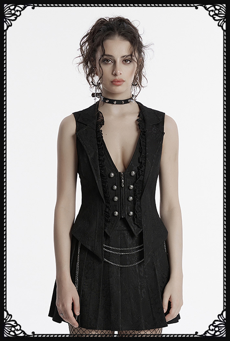Punk Rave Mara Gothic Waistcoat