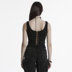 Punk Rave Scavenger Faux Leather Top