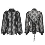 Punk Rave Lara Lace Gothic Shirt
