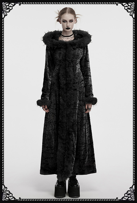 Punk Rave Bratty Gothcore Bratz Furry Coat