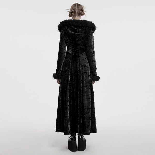 Punk Rave Bratty Gothcore Bratz Furry Coat