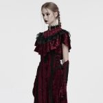Punk Rave Red Willow Gothic Lolita Short Cape/Bolero
