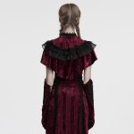 Punk Rave Red Willow Gothic Lolita Short Cape/Bolero