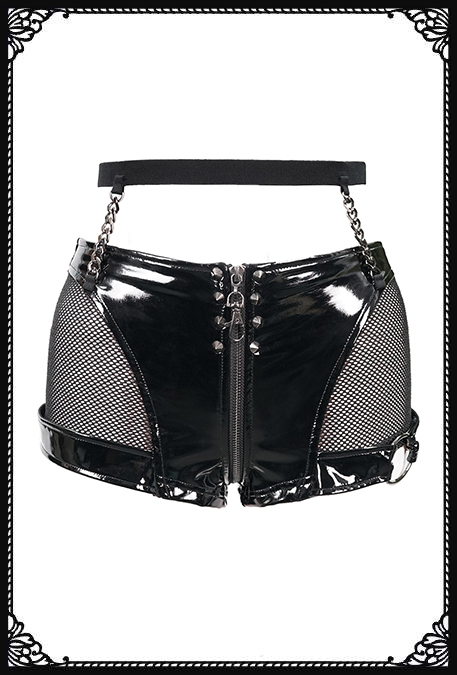 Devil Fashion Narkissa PVC Shorts