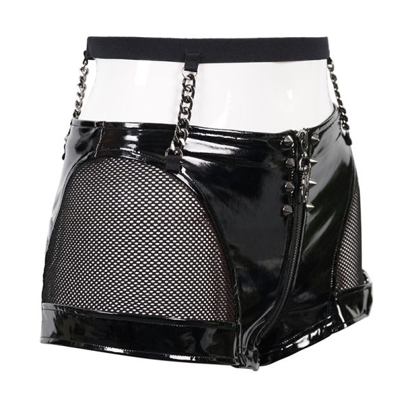 Devil Fashion Narkissa PVC Shorts